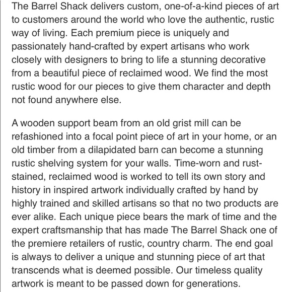 The Barrel Shack Large Tote. SALE 4/19 - Picture 5 of 5